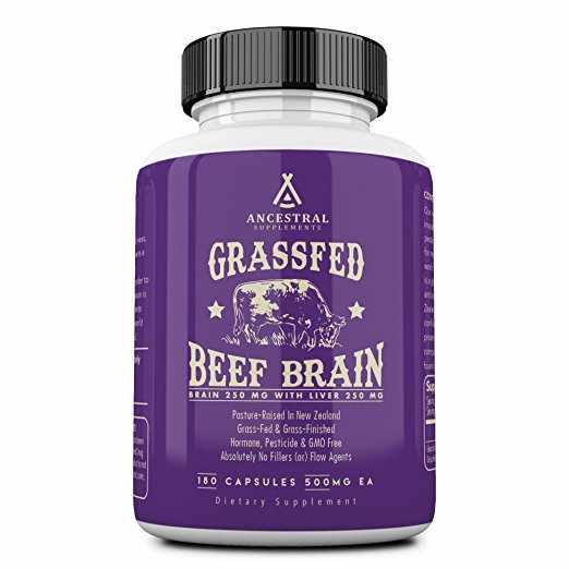 Grass Fed Beef Brain With Liver by Ancestral Supplements