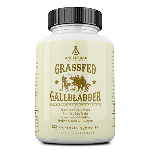 Grass Fed Gallbladder (w/ Ox Bile and Liver) by Ancestral Supplements