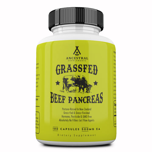 Grass Fed Desiccated Beef Pancreas by Ancestral Supplements